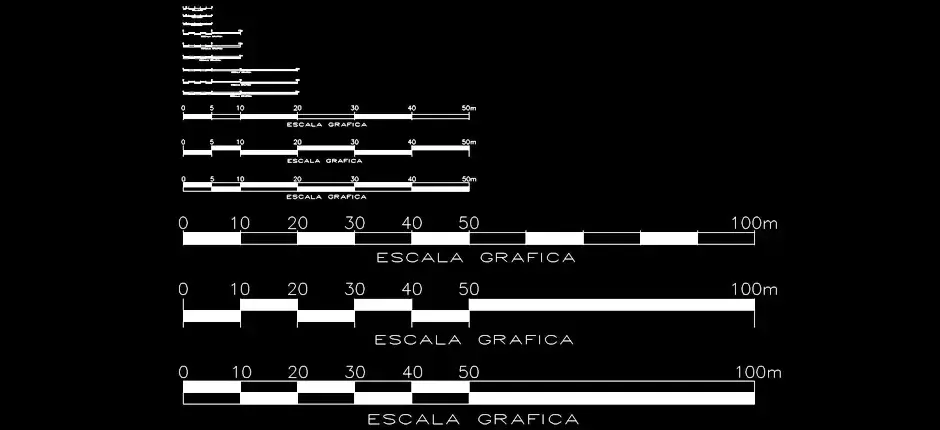 Télécharger des blocs gratuits d’échelles graphiques DWG