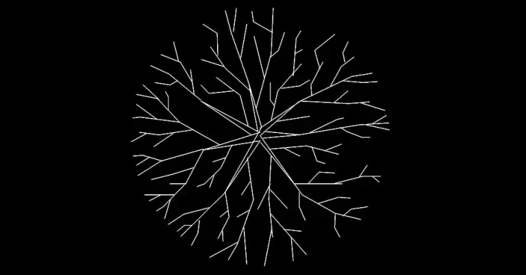 Télécharger un bloc gratuit d’arbre en plan avec branches DWG
