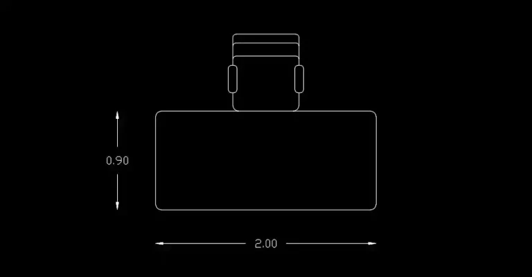 Télécharger un bloc gratuit de bureau exécutif avec chaise DWG